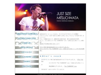 MITSUO IWATA：JUST SIZE